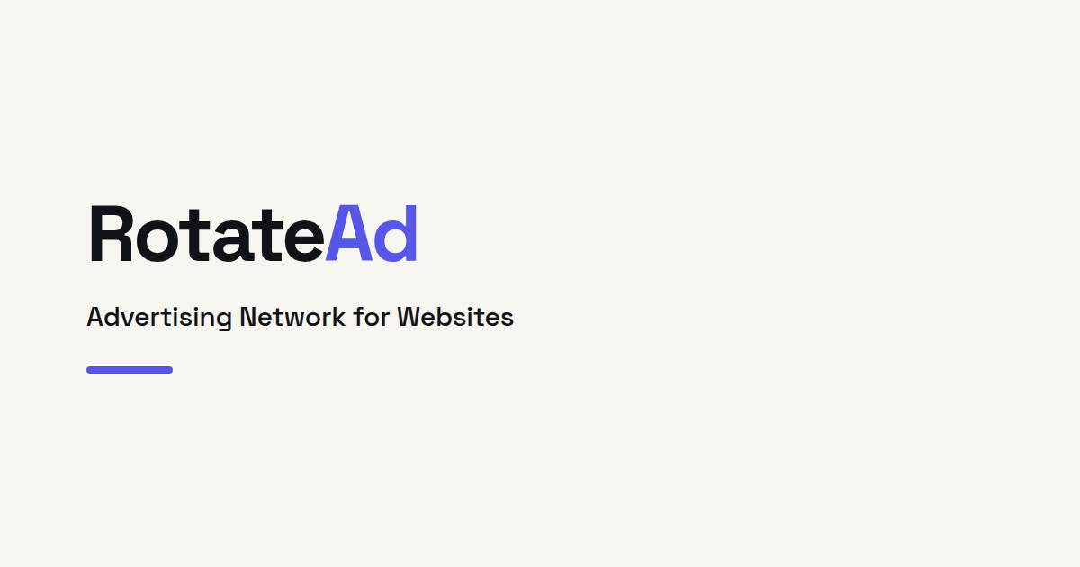 Drop your website -first 30 get a free RotateAd listing 🚀